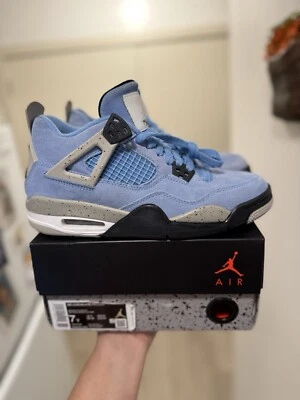 NIKE AIR JORDAN 4 IV AZUL UNIVERSITARIO 408452-400 OG IV RETRO SIN CIRCULAR TALLA 6,5 años Limpias Foto 1 de 4