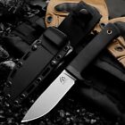 Drop Point Knife Fixed Blade Hunting Survival Camp Tactical Combat Cpm-3V Steel