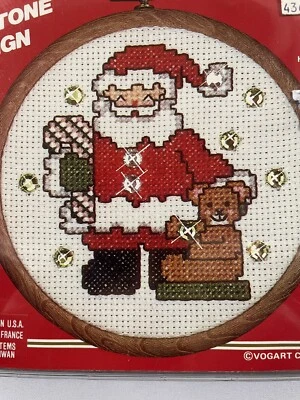 Vogart 2921D 圣诞老人圣诞令人眼花缭乱的计数十字绣水钻套件新品 — 第 1/4 张图片
