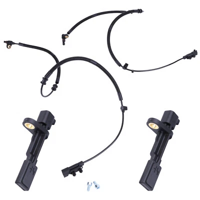 Sensor de velocidad de rueda delantero trasero ABS de 4 piezas para Dodge Nitro 2007-11 Jeep Liberty 08-12 Foto 1 de 4