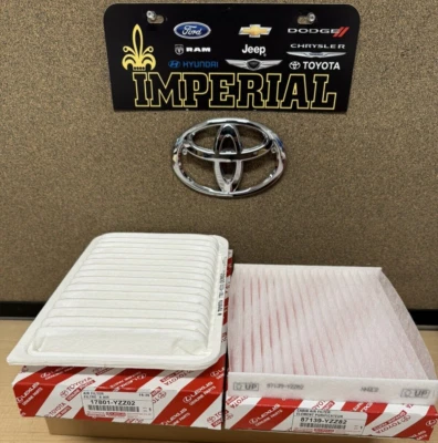 Toyota Venza 2009-2016 2,7 L 1arfe nuevo filtro de aire del motor y filtro de aire de cabina OEM Foto 1 de 4