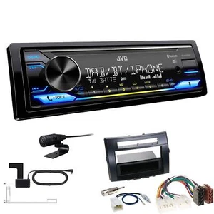 JVC KD-X472DBT Media Autoradio Bluetooth DAB+ für Toyota Corolla Verso schwarz - Bild 1 von 6
