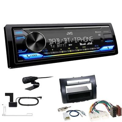 JVC KD-X472DBT Media Autoradio Bluetooth DAB+ für Toyota Corolla Verso schwarz - Bild 1 von 4