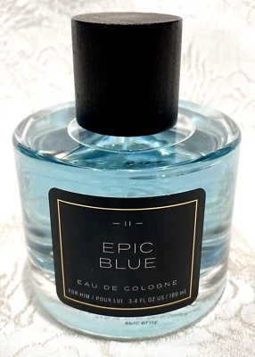 Tru Fragancia EPIC BLUE Eau de Cologne 3,4 OZ Foto 1 de 2