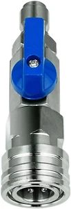 Hochdruckreiniger Kugelhahn Set 3/8 NPT Schnellkupplung 4500 PSI für Strom - Bild 1 von 12