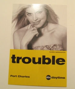 Alison Barrington Port Charles ABC Daytime Advertising Continental Postcard - Picture 1 of 2