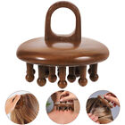 Healifty Wooden Scalp Massager & Exfoliator for Dandruff Removal