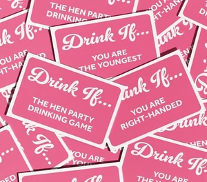 Drink If Hen Party Games Night Card Drinking Game Adult Hen Party Accessories - Picture 1 of 12