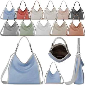 Tracolla spalla mano shopper Henktel borsa donna vera pelle vegana 30624 - Foto 1 di 71