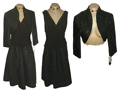 Nuevo 2 piezas Vestido y Bolero, S.L. Moda Noche Fiesta Enagua Precio de venta sugerido por el fabricante - $134.00 18 Foto 1 de 4