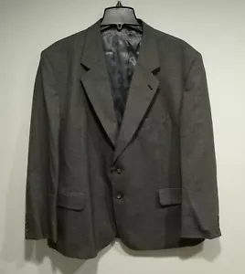 Christopher Brooks Mens Black Grey Houndstooth Wool Blazer Jacket Size Large - Picture 1 of 12