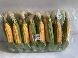 16 Ears NWT Longaberger Faux Mini Corn Collectors Club Original Pkg Green Yellow - Picture 1 of 9