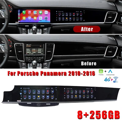 Radio de coche Android 13 12,3" para Porsche Panamera 2010-2016 navegación automática reproductor GPS Foto 1 de 4