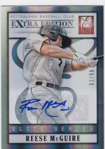 2013 Panini Elite Extra Edition Reese McGuire /99 Rookie Auto Boston Red Sox RC - Bild 1 von 2