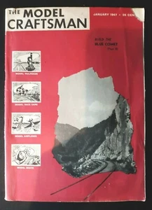 Vintage The Model Craftsman Magazine January 1947 Trains, Airplanes, Boats - Picture 1 of 3