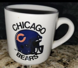 Vintage 1985 Chicago Bears Commemorative Coffee Mug Ponderosa Chicago's Champion - Picture 1 of 2