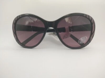 Steve Madden - Gafas de sol negras y púrpuras con estampado de tigre 100 % protección UV NUEVAS Foto 1 de 4