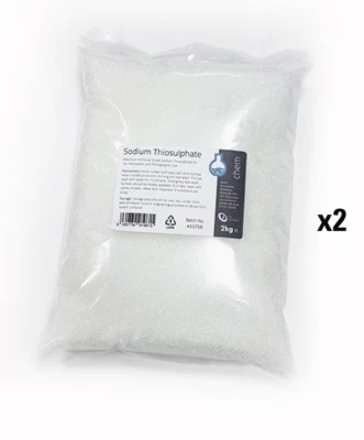 INTRALABS Sodium Thiosulphate 4kg - 99% Pure Crystals Aquarium Dechlorinator High Grade