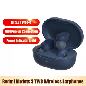 Redmi Airdots 3 True Wireless Earbuds Bluetooth 5.2 MIUI Pop-up Connection C6E8 - Picture 1 of 12