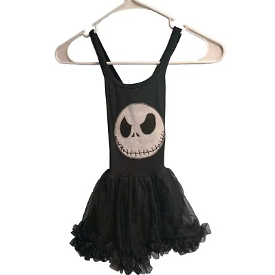 Vestido Tutú Pesadilla Antes de Navidad, Jack Skellington Talla Pequeña Halloween Foto 1 de 4