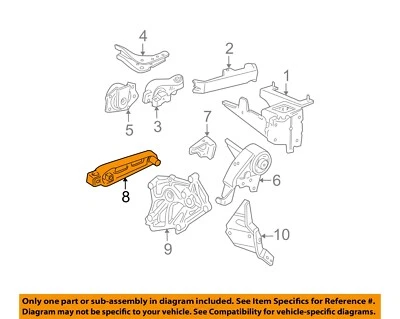 CHRYSLER OEM 00-09 Montaje de transmisión de motor de neón - Montaje de transmisión 5274904AD Foto 1 de 2