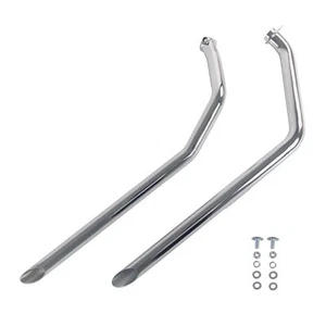 IRON GROWL Drag Pipes for 1971-1984 Harley Shovelhead Big Twin & FX Early Models - Picture 1 of 7