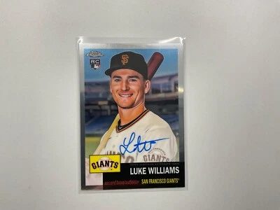 2022 Topps Chrome Platinum Anniversary LUKE WILLIAMS Autp CPA-LWI RC - Image 1 of 2