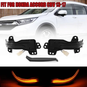 Par para Honda Accord CRV HRV flash secuencial LED espejo lateral luz de giro - Imagen 1 de 9