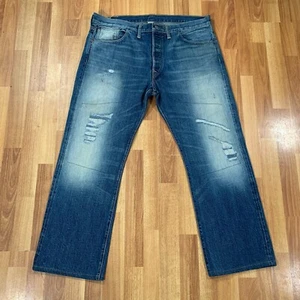 Vintage Double RL Ralph Lauren Distressed Jeans Herren 38x30* Selvedge Hergestellt in den USA Selten - Bild 1 von 12