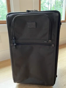 TUMI Alpha Expandable 22" Wheeled Nylon Carry-On Luggage Suitcase 22022 BH - Picture 1 of 13