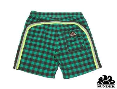 Traje de baño largo Sundek 32 Nova a cuadros a cuadros talla 32 S M Foto 1 de 4