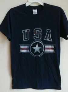 US AIR FORCE MARKING LOGO T-SHIRT AMERICA MILITARY USAF ADULT SMALL--NWT - Picture 1 of 3