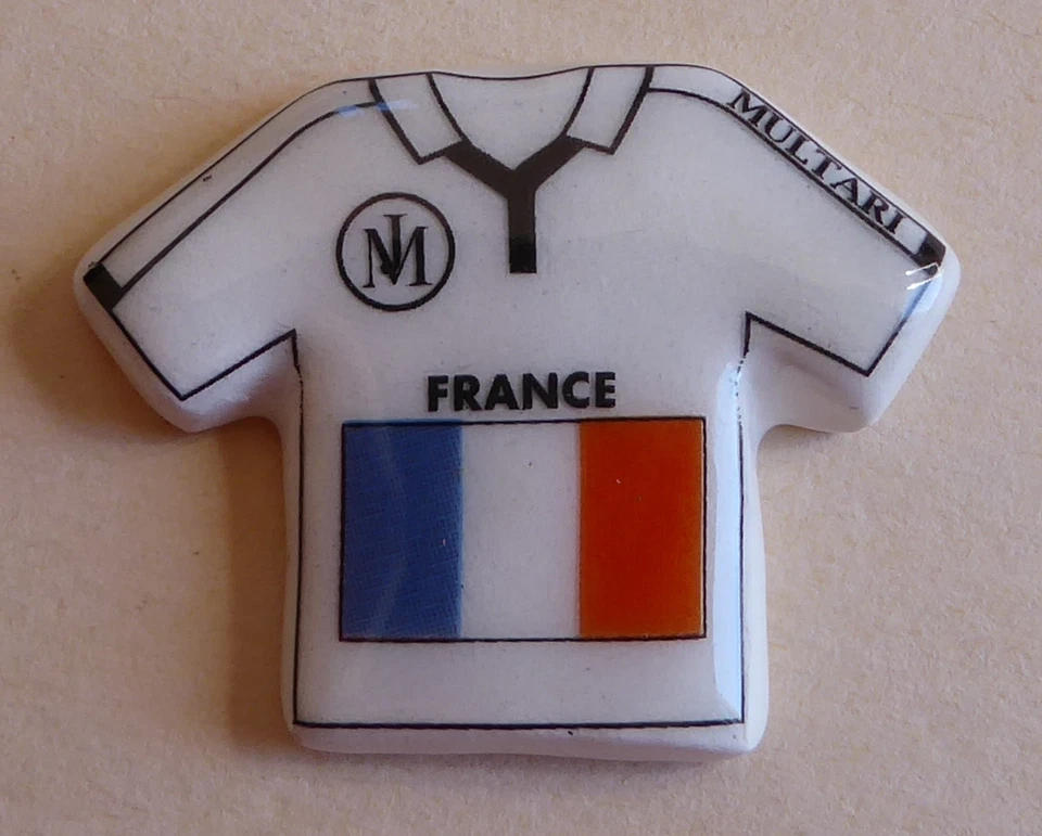 Fève pub perso du MH 2010 Multari à Nice - Coupe Monde Foot : Maillot France - Photo 1/1