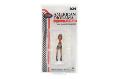 Figura 3 HipHop Girls Blanco Rojo Azul Americano Diorama 1:24 Mujer Dama 3" Figura Foto 1 de 3