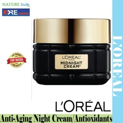 L'Oreal Cell Renewal Crema de Medianoche Crema de Noche Antienvejecimiento Anitioxidante 1.7oz Foto 1 de 3