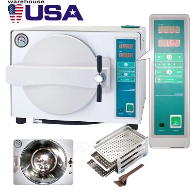 Vaporizador autoclave dental 18L esterilizador esterilización médica con función de secado Foto 1 de 4