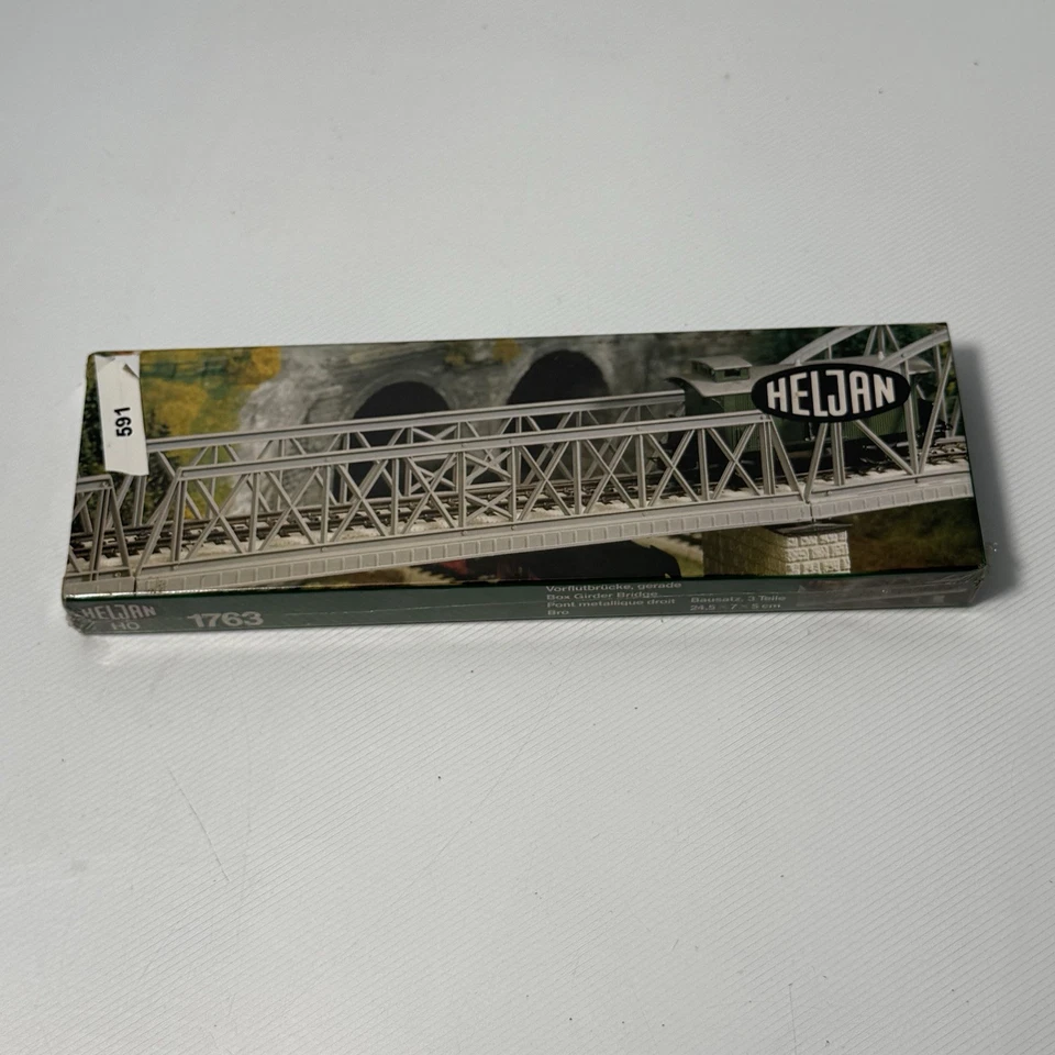 Heljan 1763 HO Box Girder Bridge 24.5x7x5 cm New Sealed Made in Germany - Image 1 of 4