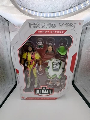 Figura de acción WWE Ultimate Edition Macho Man Randy Savage nueva Foto 1 de 4