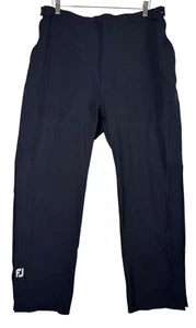 FootJoy Dryjoys Tour XP Golf Rain Waterproof Pants Black Men's Size Large - Picture 1 of 15