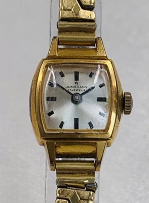 Junghans 17 Jewels Damenarmbanduhr – Vintage Handaufzug, Vergoldet - Bild 1 von 4