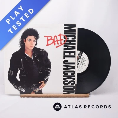 Michael Jackson Bad Gatefold LP Album Vinyl Record 1987 450290 1 Epic - VG+/EX - Image 1 of 4