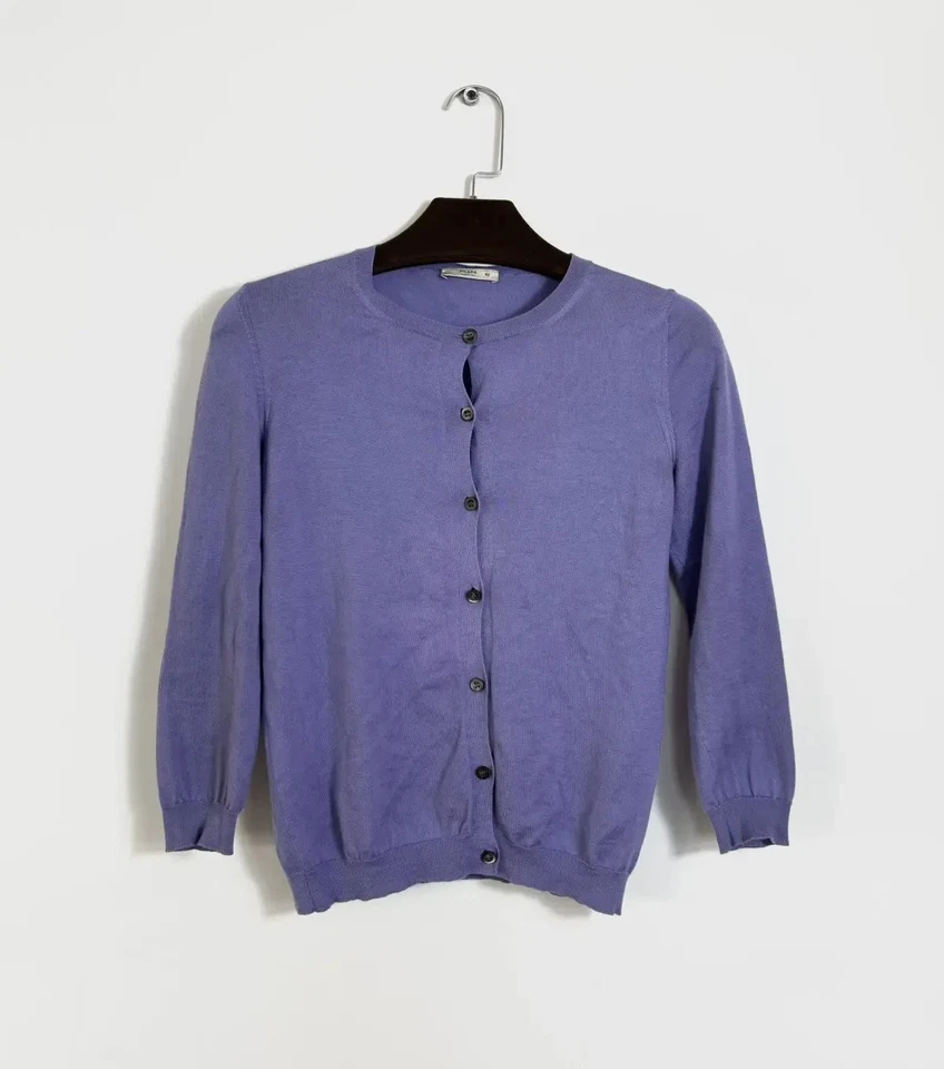 Suéter de botão de cashmere Prada - Imagem 1 de 4