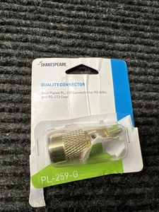 SHAKESPEARE PL-259-G G/P PL259 CONNECTOR - Picture 1 of 5