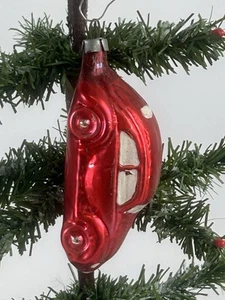 645/25 1x alter wunderschöner Weihnachtsschmuck Christbaumschmuck Formteil Auto - Bild 1 von 6
