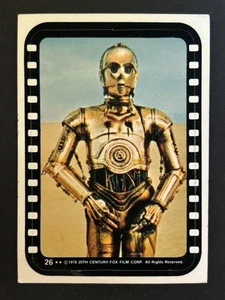 1977 Star Wars Stickers #26 (a) Combined Ship - Picture 1 of 2