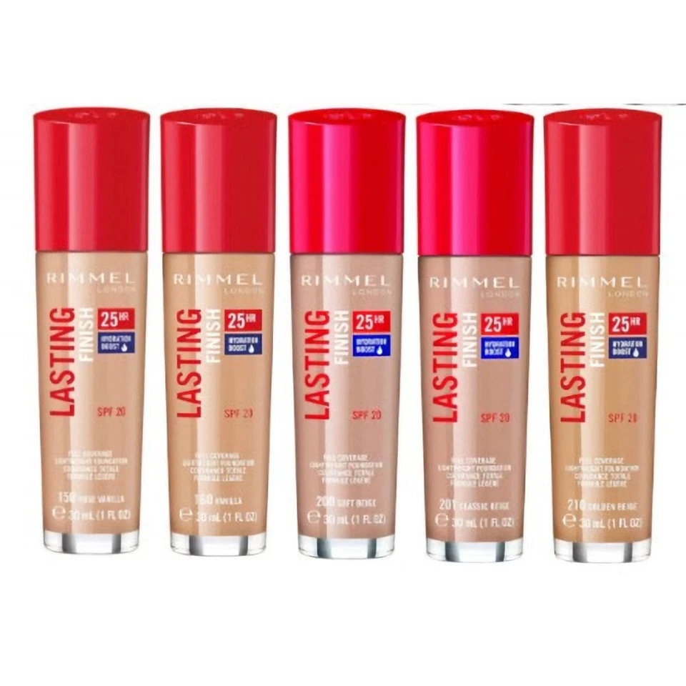 Rimmel Lasting Finish 25H Grundung 30ml - Wählen Sie Ihren Farbton - Bild 1 von 1