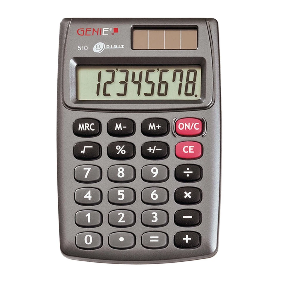 GENIE 510 Taschenrechner silber