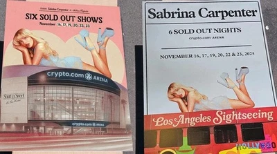 Sabrina Carpenter Short n' Sweet Tour Los Angeles CA Poster 18x24"