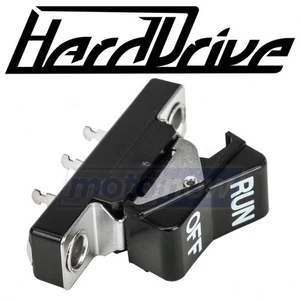 HardDrive Black Switch Run/Off White Letters for 1980-1981 Harley Davidson ej - Picture 1 of 5