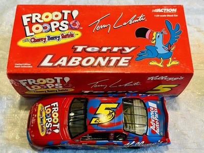 ¡¡¡CARRO NASCAR 1/24 FRUIT LOOPS FIRMADO POR TERRY LABONTE 2000!!!! Foto 1 de 4